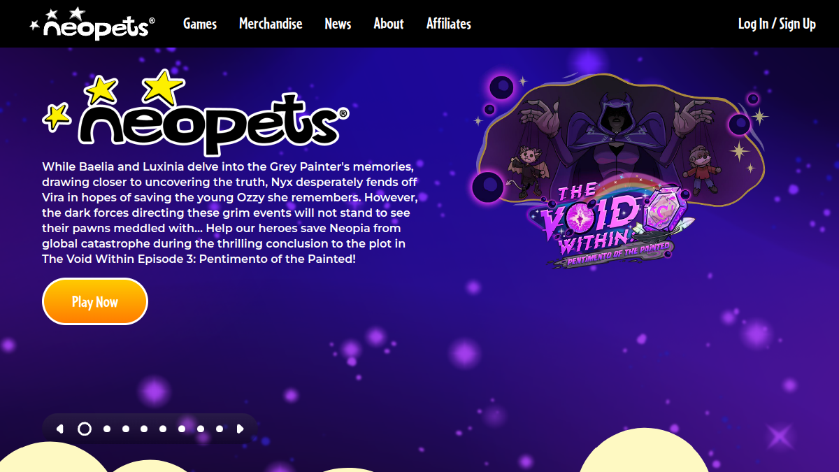Neopets project screenshot